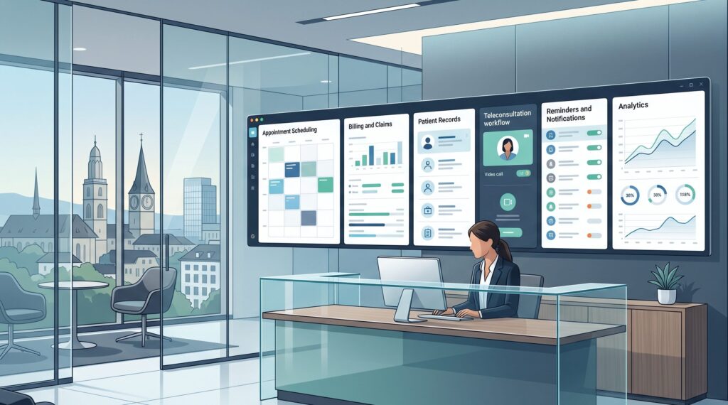 Best Practice Management Software in Zurich: Top 2026 Solutions for Private Clinics